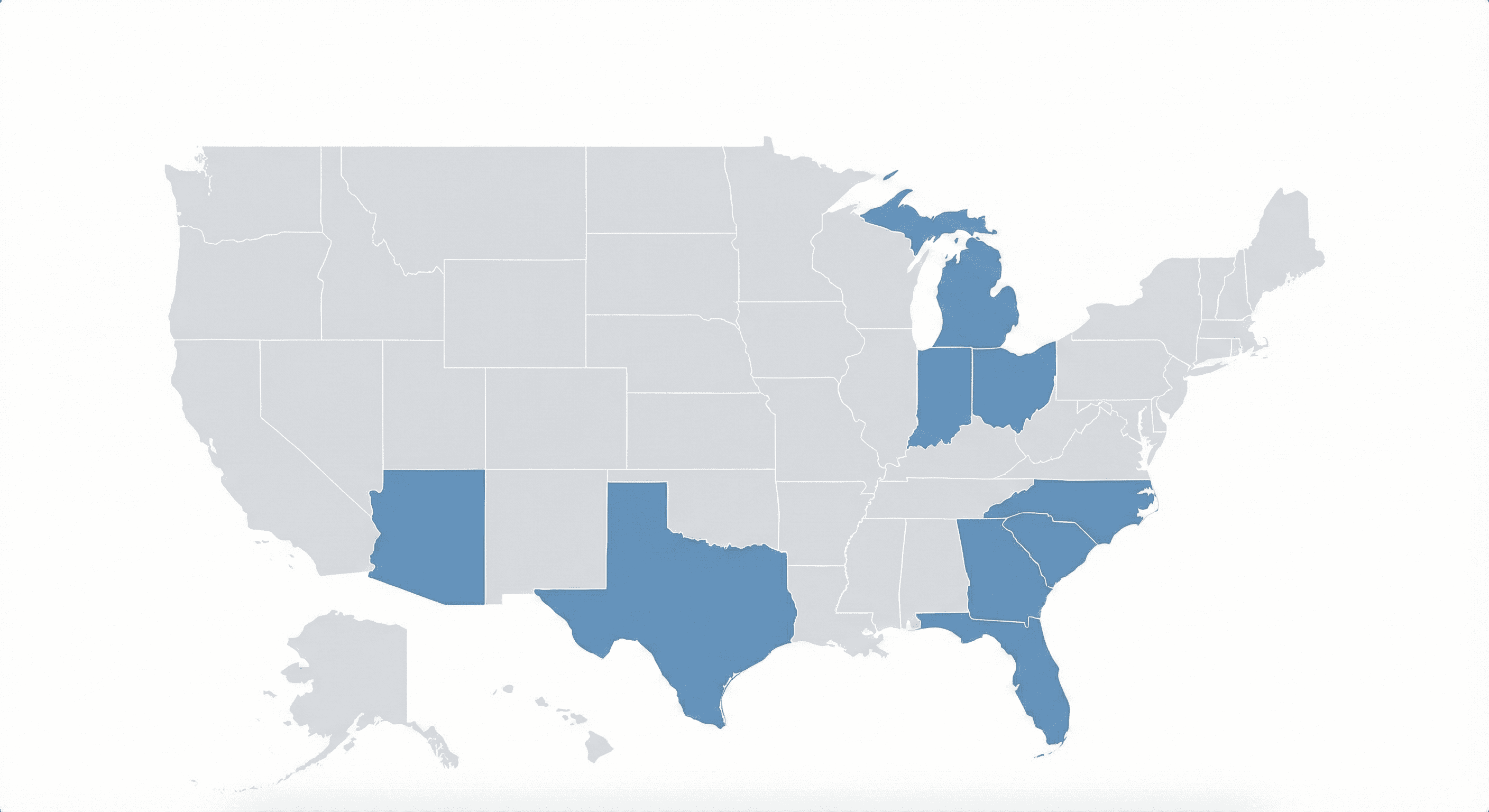 Where We Build - Florida Markets